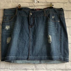 Torrid | Distressed skirt